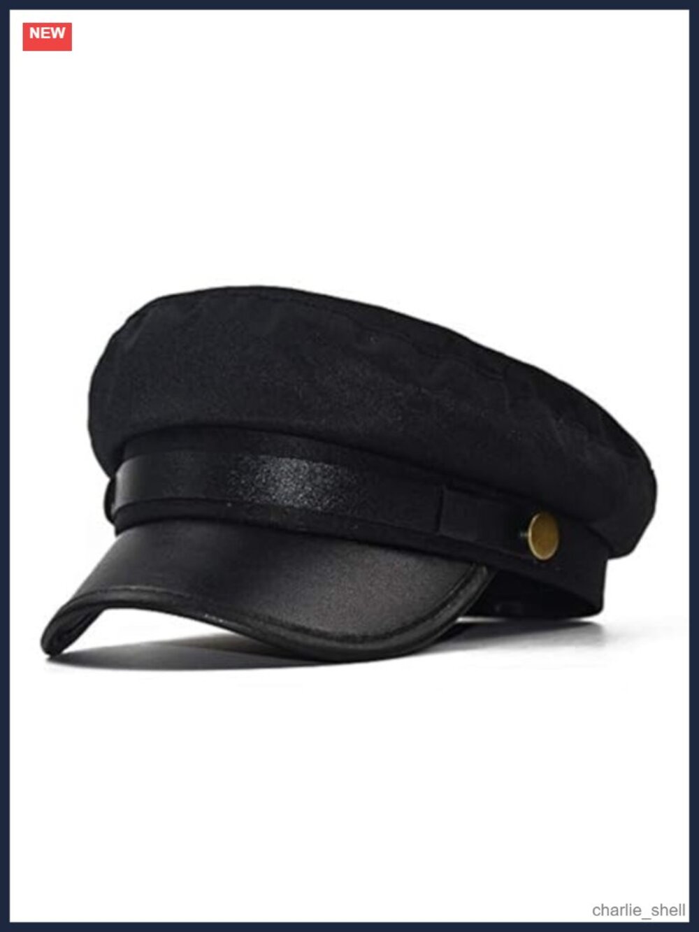 Vintage Newsboy Cap Chauffeur Hat Adjustable Cotton Polyester One Size